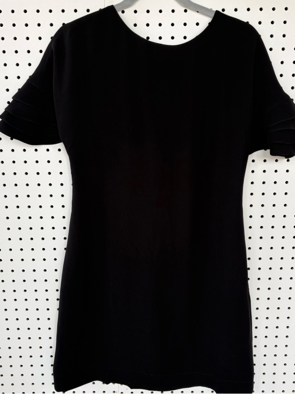 Huong Black Tiered Sleeve A-Line Dress size Small